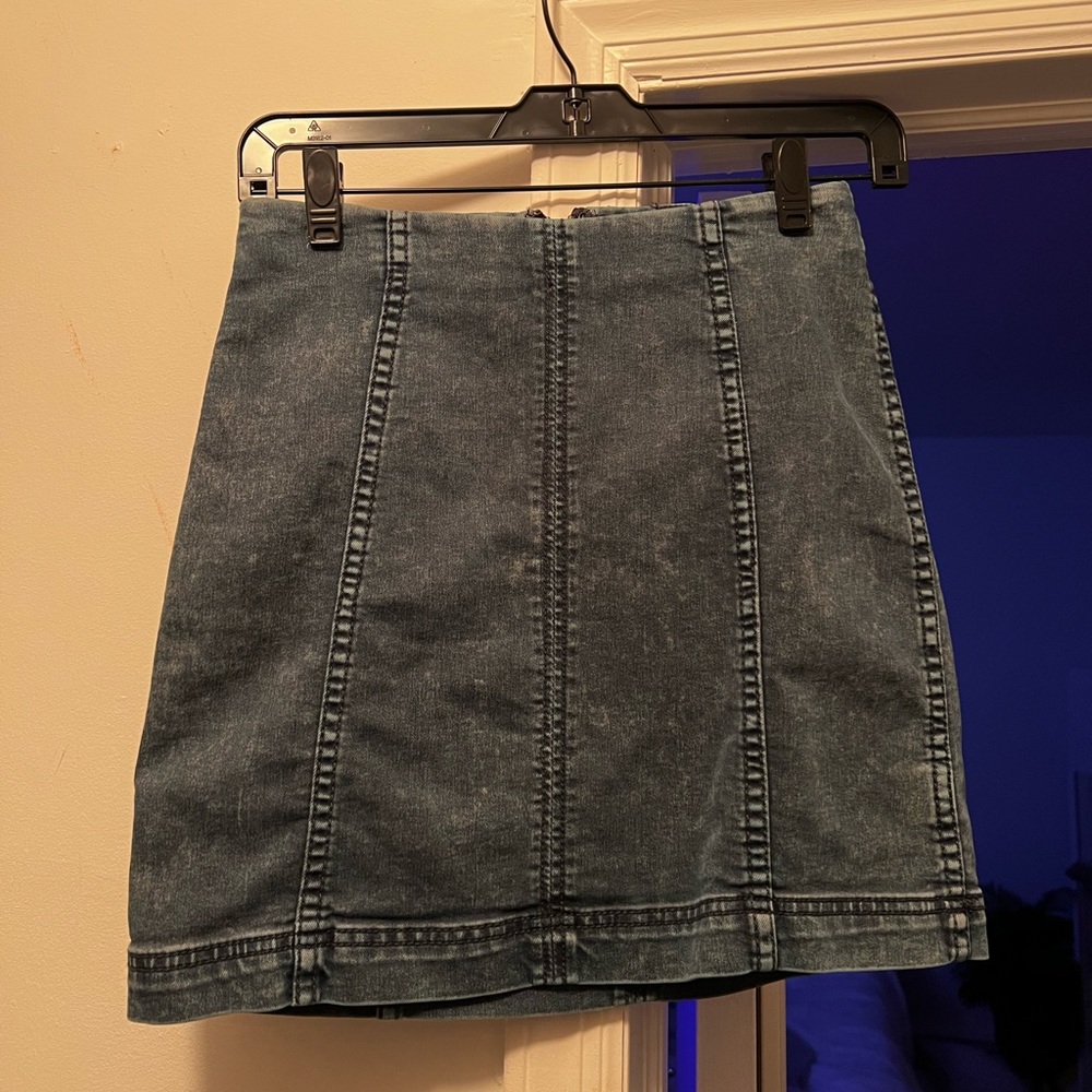 Free People Denim Skirt